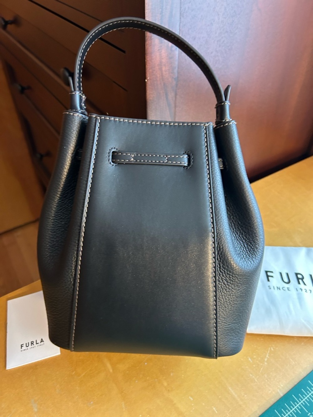 Furla Miastella Leather Bucket Bag - Picture 4 of 13